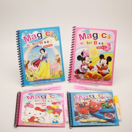 دفترچه رنگ آمیزی جادویی فنری