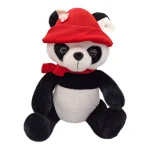 عروسک پرزی کلاه قرمز حیوانات (قد ۴۵ سانت)