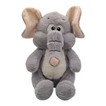 عروسک پرزی نشسته فیل (قد ۵۰ سانت)