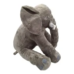 عروسک پرزی عاج دار فیل (قد ۶۰ سانت) - Image 2