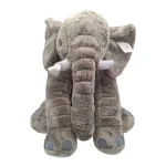 عروسک پرزی عاج دار فیل (قد ۶۰ سانت)