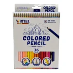 مداد رنگی ۳۶ عددی وینتر بدنه گرد