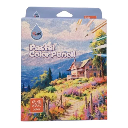 مداد رنگی پاستلی ۳۶ عددی Rain