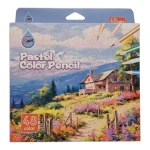 مداد رنگی پاستلی ۴۸ عددی Rain