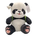 عروسک پرزی کوله دار پاندا (قد ۳۰ سانت)