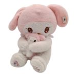 عروسک پرزی بچه دار کرومی (قد ۳۰ سانت)