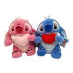 عروسک پرزی قلبدار استیچ (قد ۲۰ سانت)