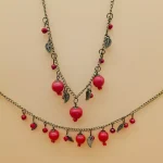 گردنبند و دستبند انار