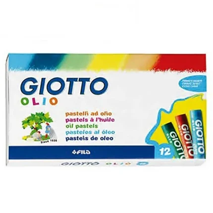 پاستل روغنی 12عددی جیوتو GIOTTO