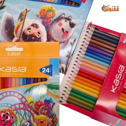 مداد رنگی 24عددی کسری