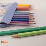 مداد رنگی پاستلی 12عددی رین مقوا R 601 - Image 2